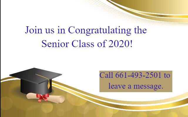 Congratulate Our Kern County Seniors