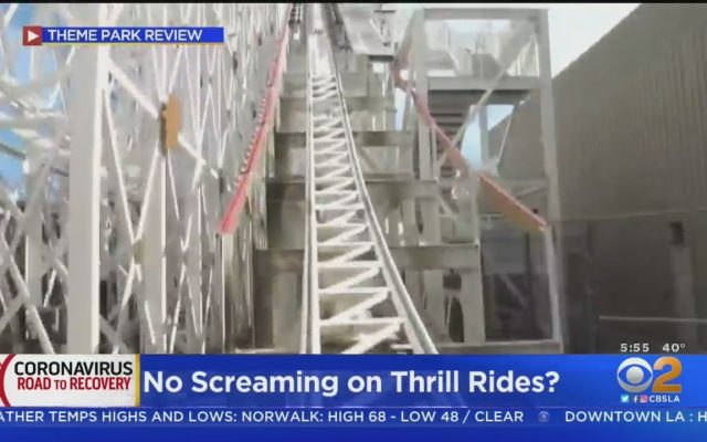 No Screaming on CA Theme Park Rides?