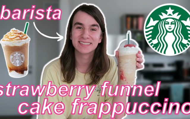 Starbucks Has Added a Strawberry Funnel Cake Frappuccino to its Menu!