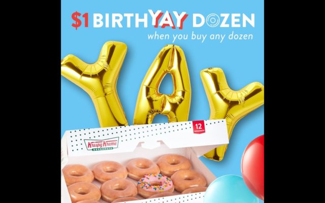 Krispy Kreme is Selling A Dozen for a Dollar for Their Birthday!