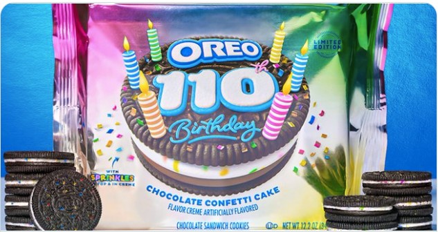 Oreo is Celebrating its 110th Birthday with a Special Cookie!