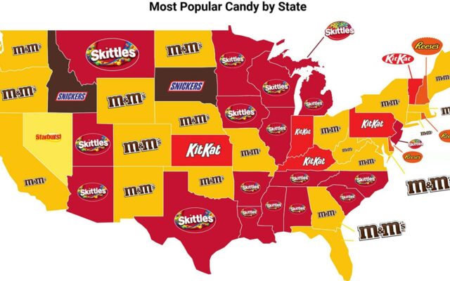 The Most Popular Candy in Each State
